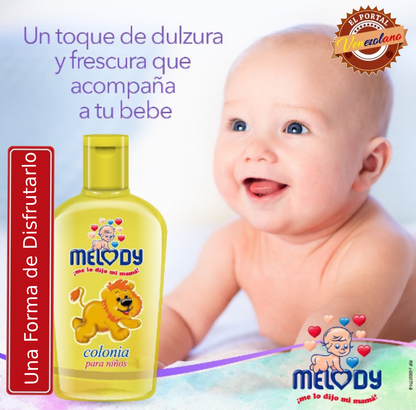 Colonia Para Bebes Melody Amarilla Original Venezuela