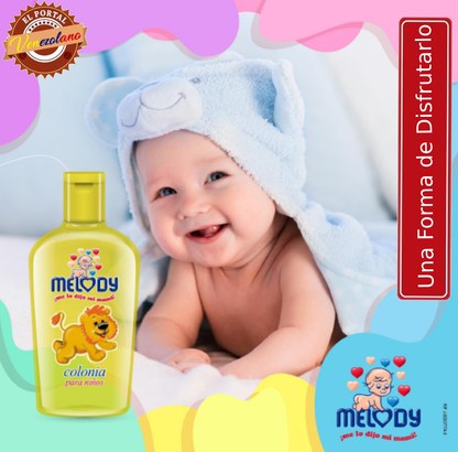 Colonia Para Bebes Melody Amarilla Original Venezuela