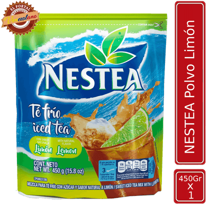 Nestea en polvo sabor limón 450g venezolano, disponible en Colombia