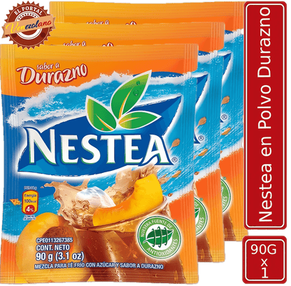 Nestea® En Polvo Durazno 90g  Venezuela x 3 Unidades