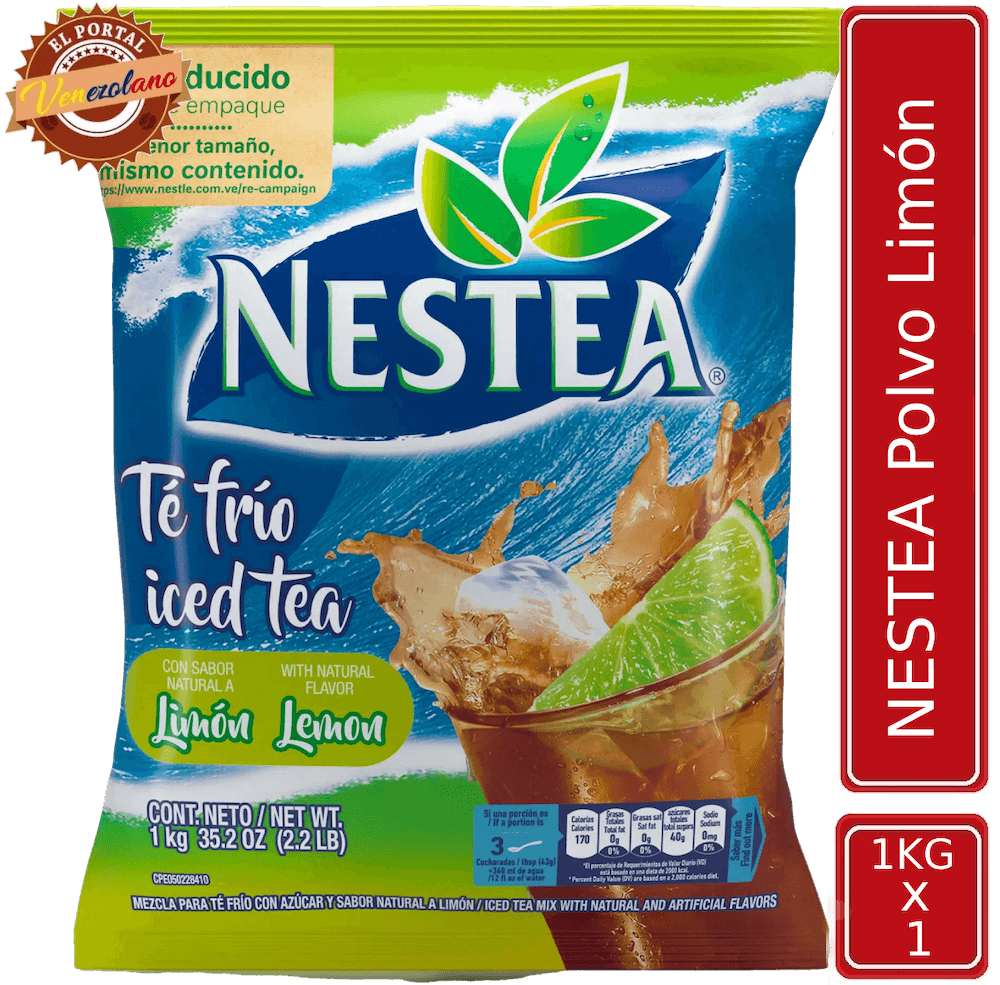 Nestea en polvo sabor limón 1.000g venezolano, disponible en Colombia