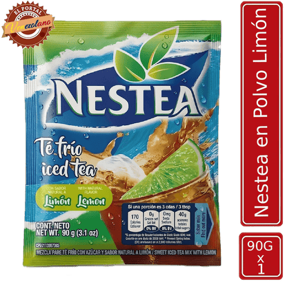 Nestea en polvo sabor limón 90g venezolano, disponible en Colombia