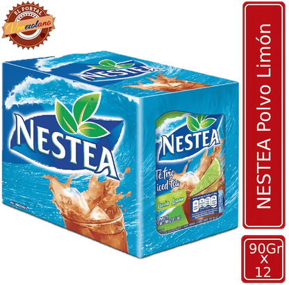 Pack de 12 Nestea en polvo sabor limón 90g venezolano, disponible en Colombia