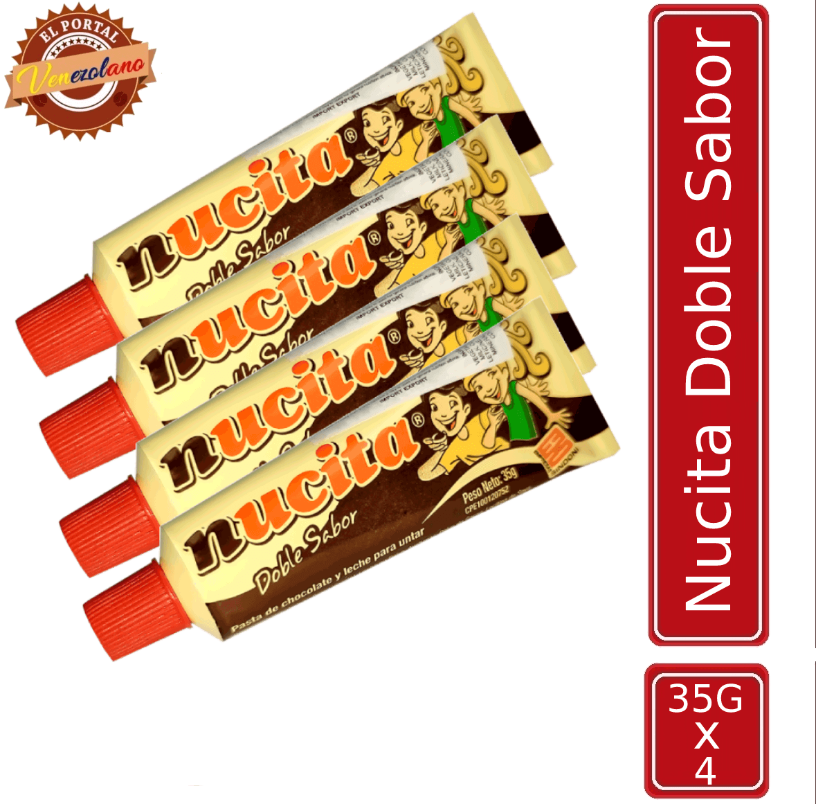 Nucita Doble Sabor Sindoni Venezuela x 4