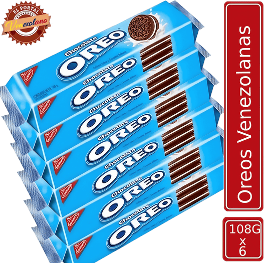 Galletas Oreo Chocolate Venezuela x 6 Unidades