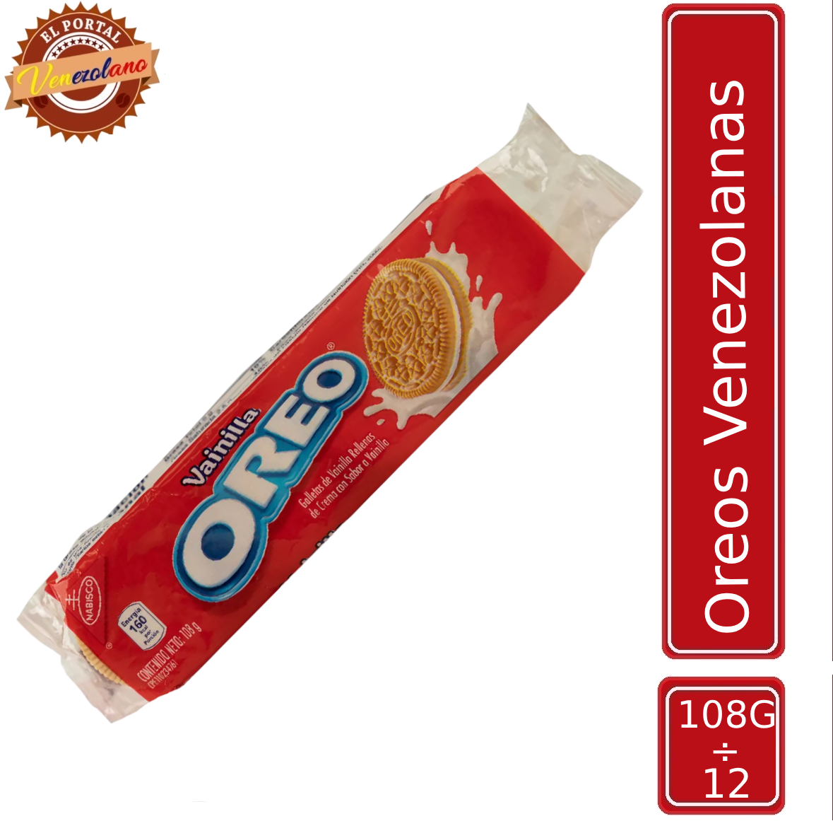 Galletas Oreo Vainilla Venezuela