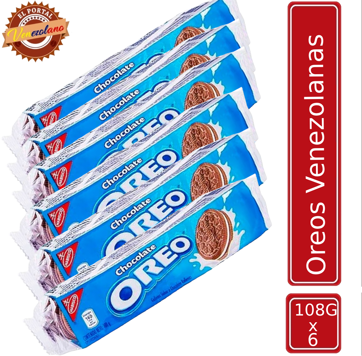 Galletas Oreo Chocolate Venezuela x 6