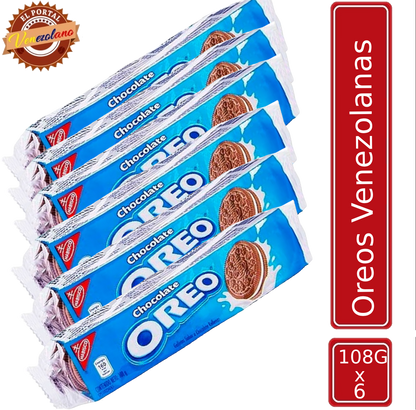 Galletas Oreo Chocolate Venezuela x 6