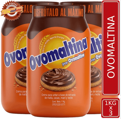 Pack de 3 Ovomaltina 1.000g venezolana, disponible en Colombia