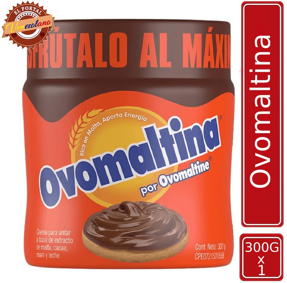 Ovomaltina 300g venezolana, disponible en Colombia