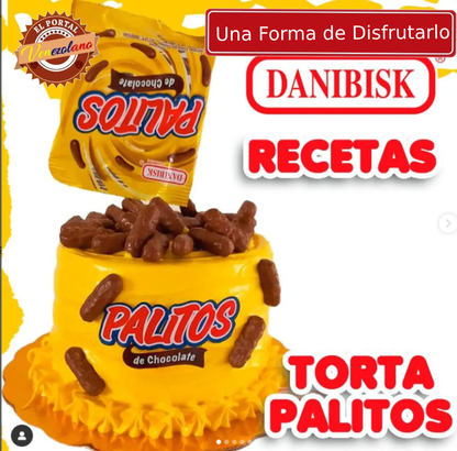 Palitos de Chocolate Danibisk Venezuela x 12