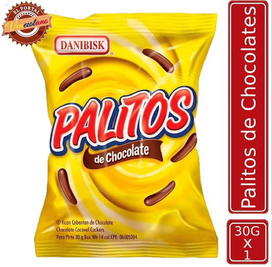 Palitos de Chocolate Danibisk Venezuela