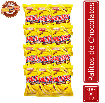 Palitos de Chocolate Danibisk Venezuela x 12