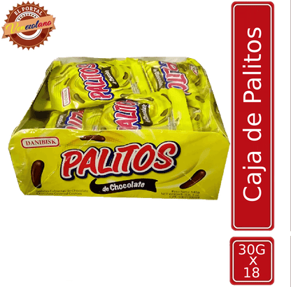 Palitos de Chocolate Danibisk Venezuela x 18