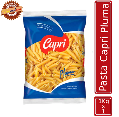 Pasta Corta Pluma Capri 1Kg Venezuela
