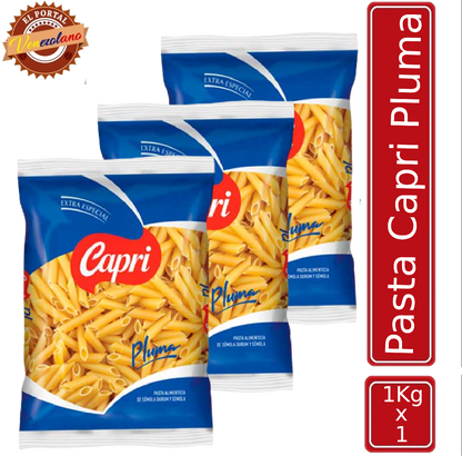 Pasta Corta Pluma Capri 1Kg Venezuela x 3