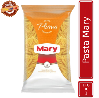 Pasta Corta Mary Pluma 1Kg Venezuela