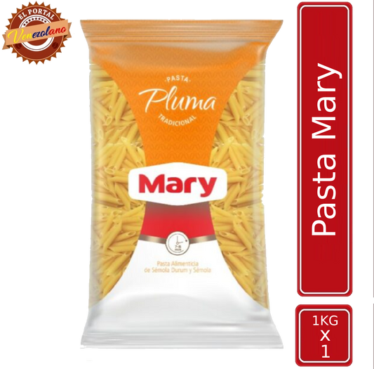 Pasta Corta Mary Pluma 1Kg Venezuela