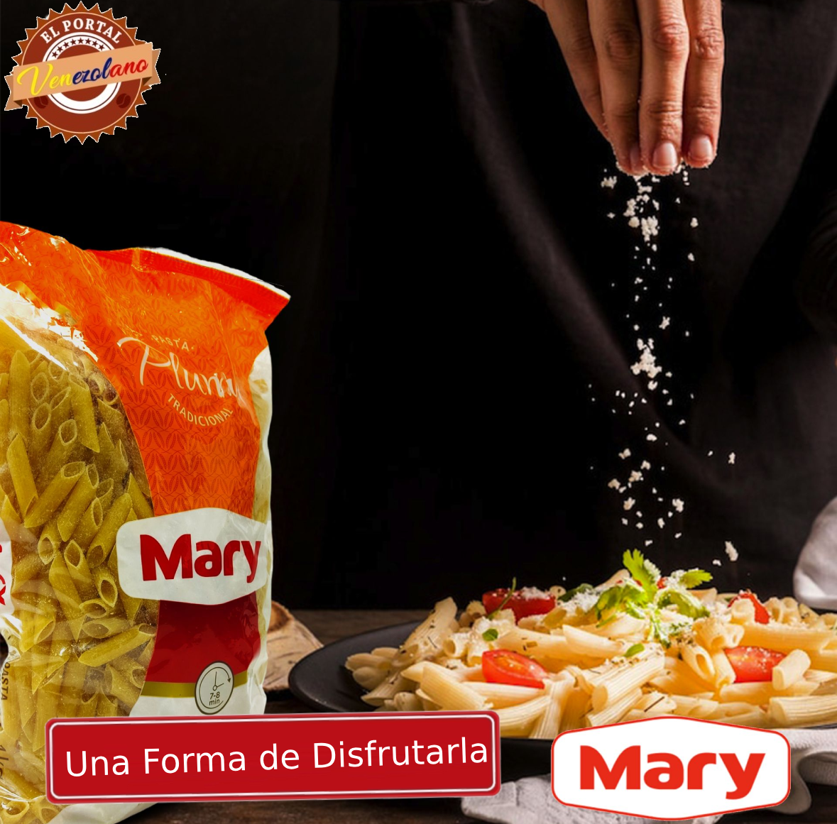 Pasta Corta Mary Pluma 1Kg Venezuela