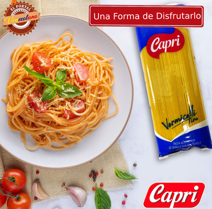 Pasta Larga  Vermicelli Capri 1Kg Venezuela
