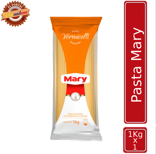 Pasta Larga Vermicelli  Mary 1 Kg Venezuela