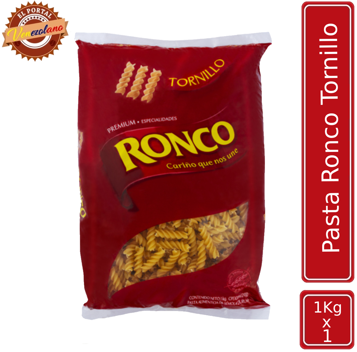 Pasta Ronco Tornillo 1Kg  Venezuela