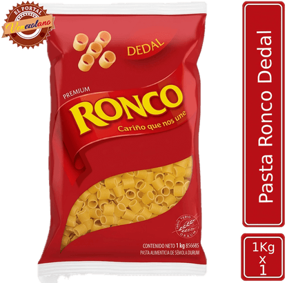 Pasta Ronco dedal 1kg venezolana, disponible en Colombia