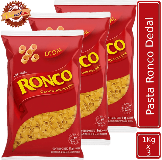 Pasta Ronco Dedal 1 Kg  Venezuela x 3 unidades