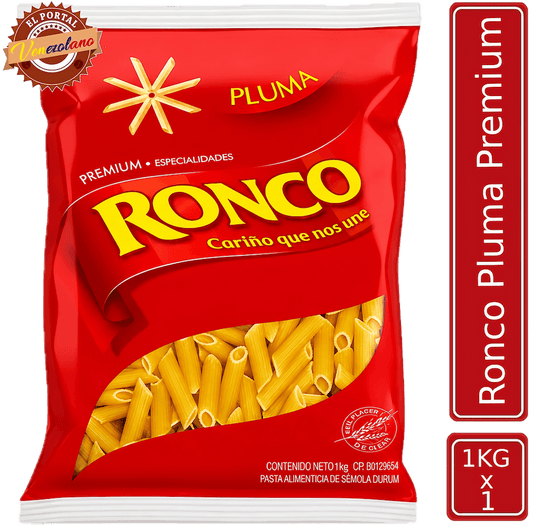 Pasta Corta Ronco Pluma Premium 1 Kg  Venezuela