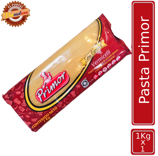 Pasta  Larga Primor Vermicelli 1Kg Venezuela
