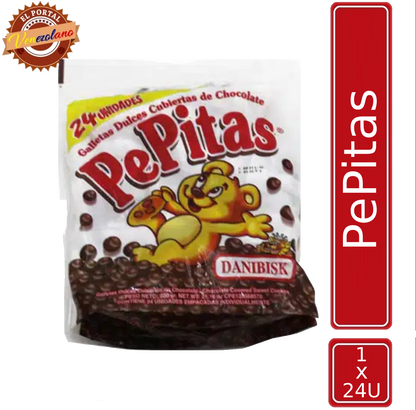 Galletas Danibisk Pepitas Chocolate x 24