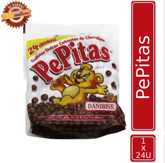 Galletas Danibisk Pepitas Chocolate x 24