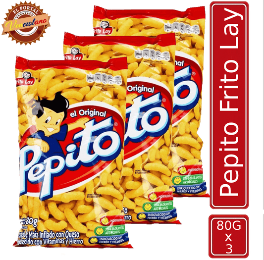 Pepito 80 Gr Frito Lay  Venezuela x 3