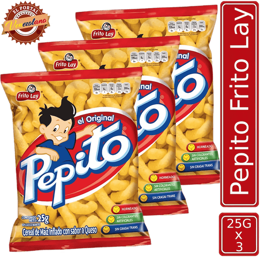 Pepito 25g  Frito Lay  Venezuela x 3 Unidades