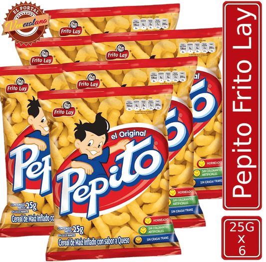 Pepito 25g  Frito Lay  Venezuela x 6 Unidades
