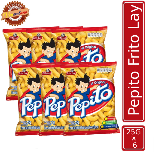 Pepito 25Gr Frito Lay  Venezuela x 6