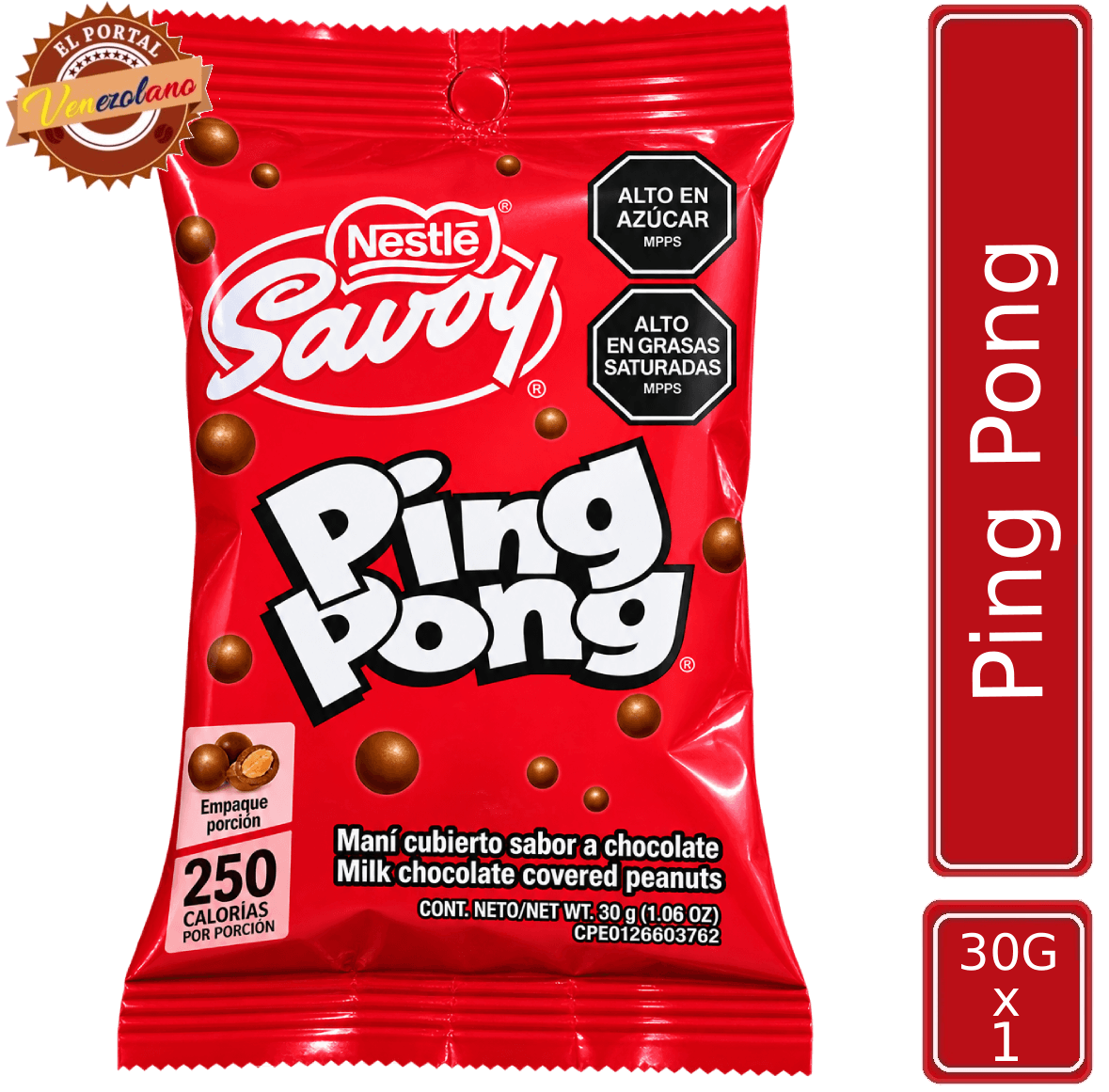 Chocolate Ping Pong | Chocolate Original Savoy Venezolano