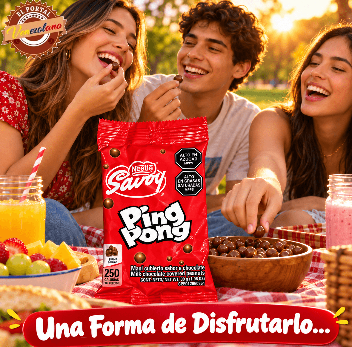 Chocolate Ping Pong | Chocolate Original Savoy Venezolano