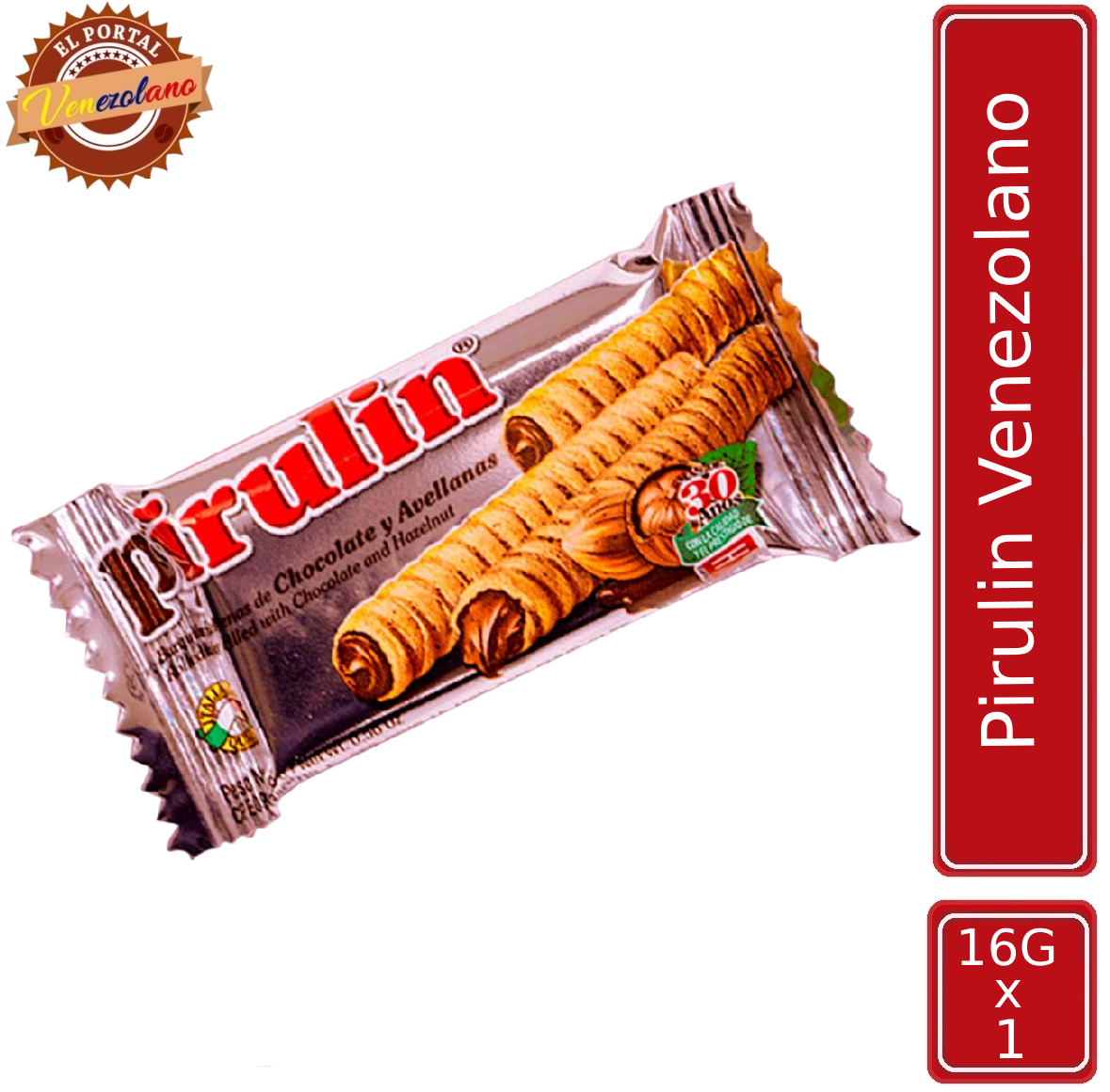 Pirulin Individual 16G Sindoni Venezuela