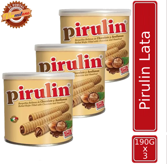 Pirulin  Lata 190G Sindoni Venezuela x 3