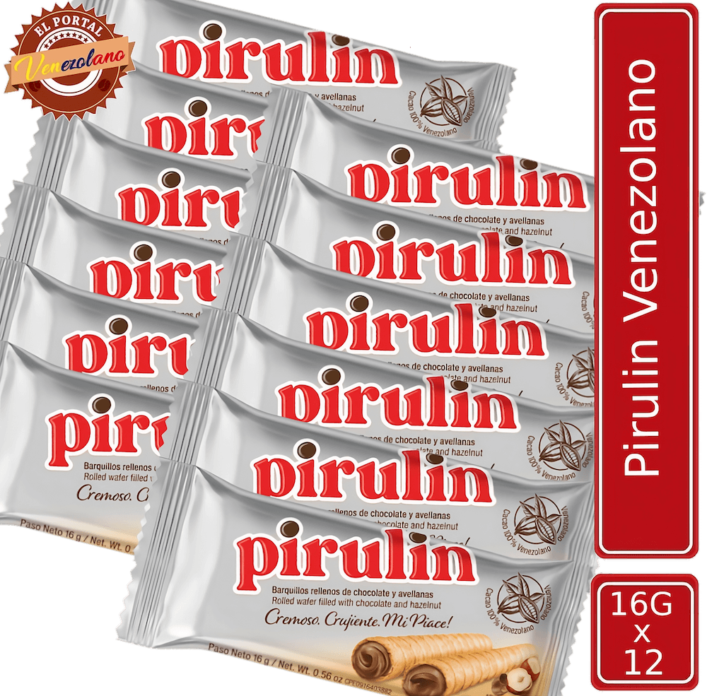 Pirulin Individual 16G Sindoni Venezuela x 12 Unidades