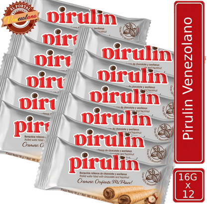 Pirulin Individual 16G Sindoni Venezuela x 12 Unidades