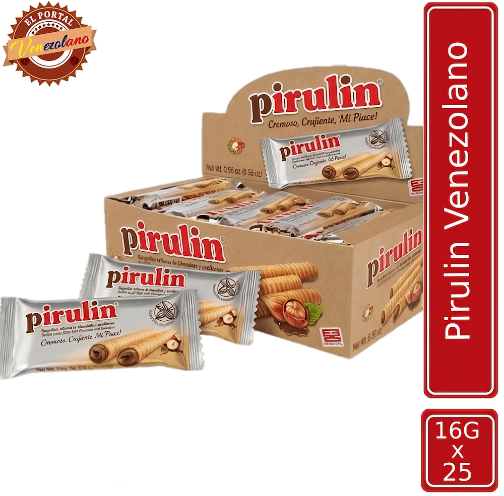 Pirulin Individual 16G Sindoni Venezuela x 25