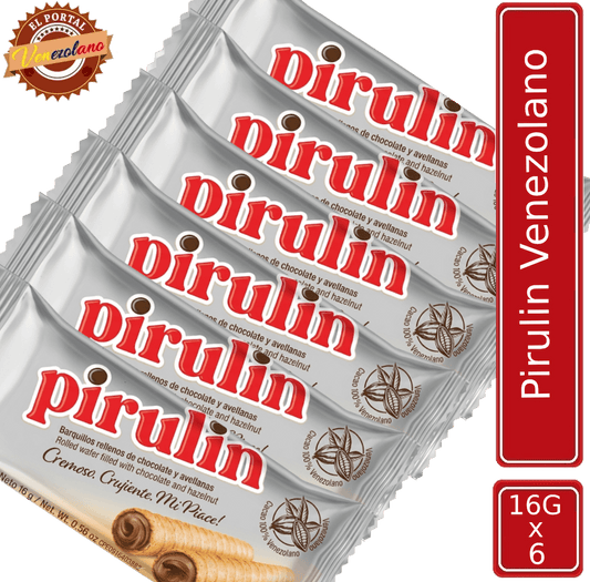 Pirulin Individual 16G Sindoni Venezuela x 6 Unidades