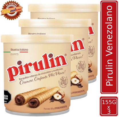 Pirulin Lata 155 G Venezuela  x 3