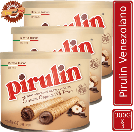 Pirulin Lata 300g Venezuela x 3 Unidades