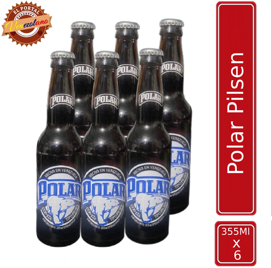 Cerveza Polar Pilsen Venezuela x 6