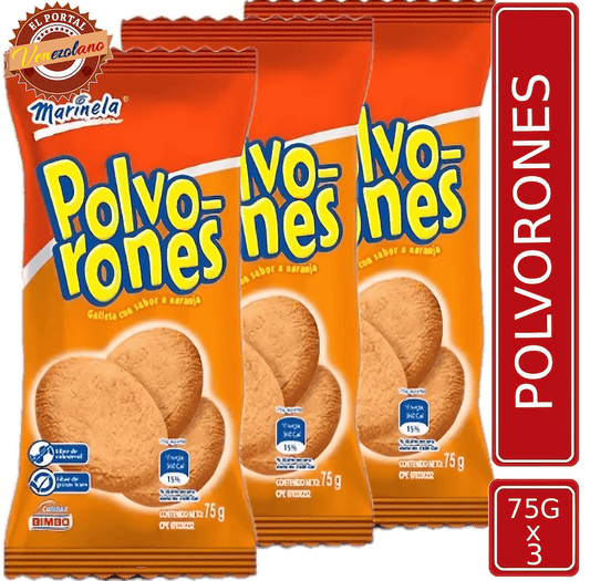 Polvorones Marinela x 3 Unidades| Polvorosas Venezolanas