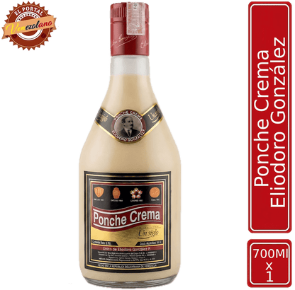 Ponche crema Eliodoro González venezolano, disponible en Colombia
