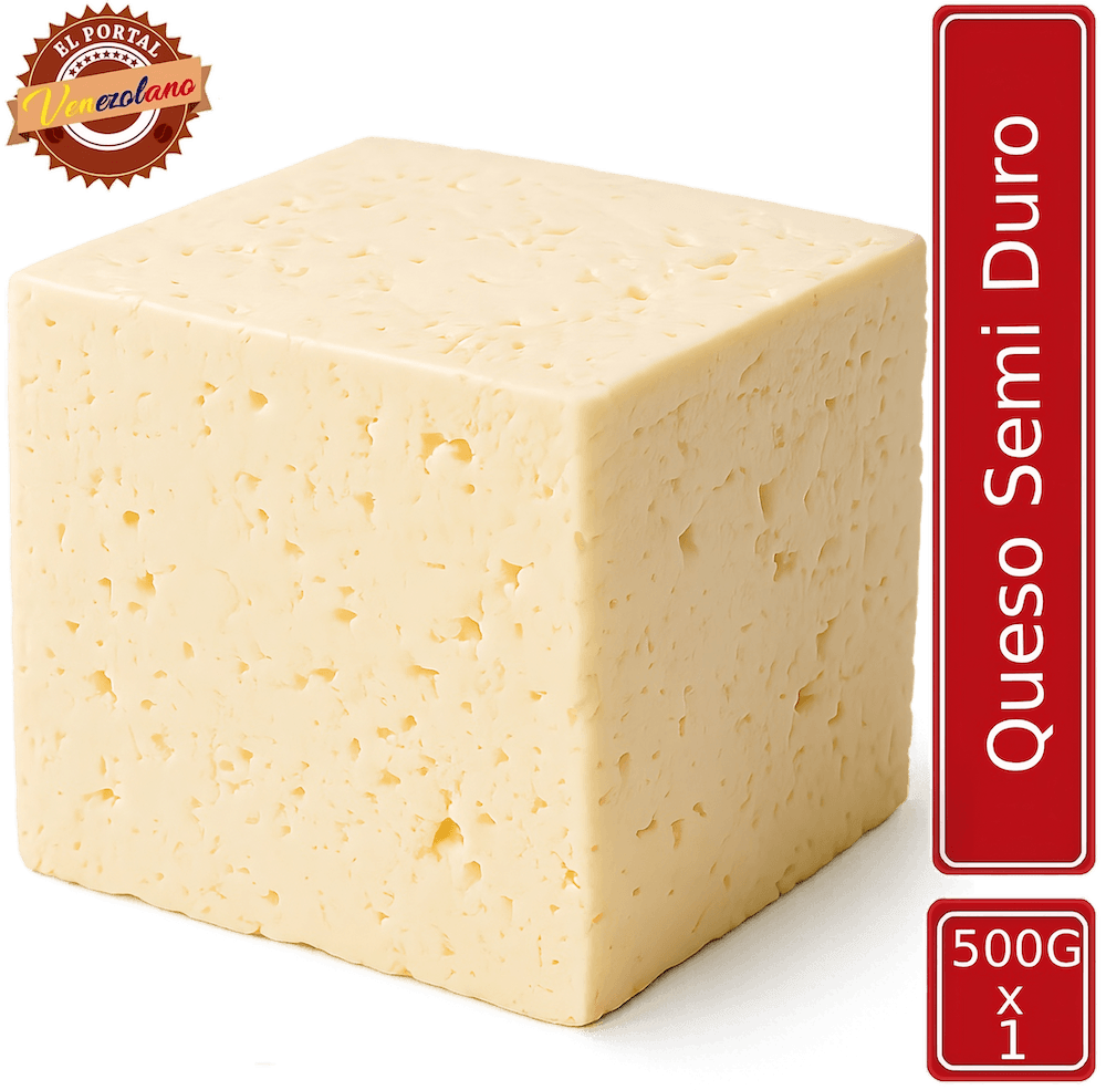 Queso semiduro venezolano 500g, con despacho en Bogotá